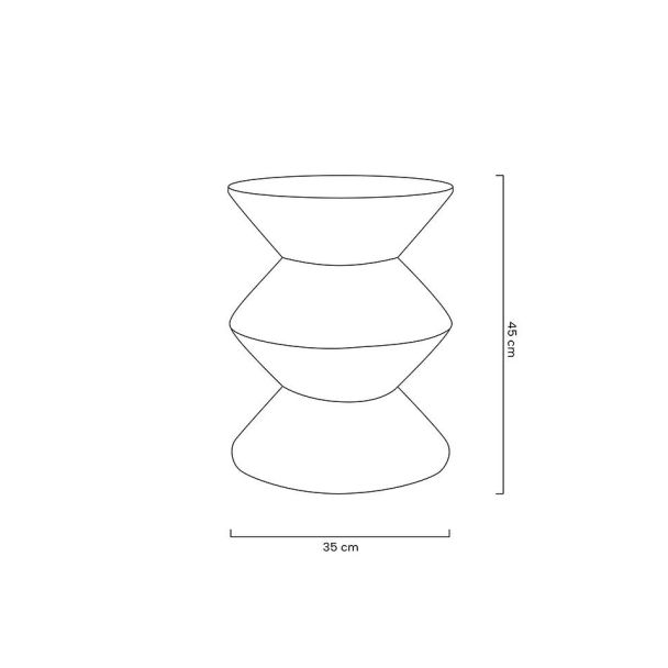 KING HOME KH010103256 Stolik TURN czarny