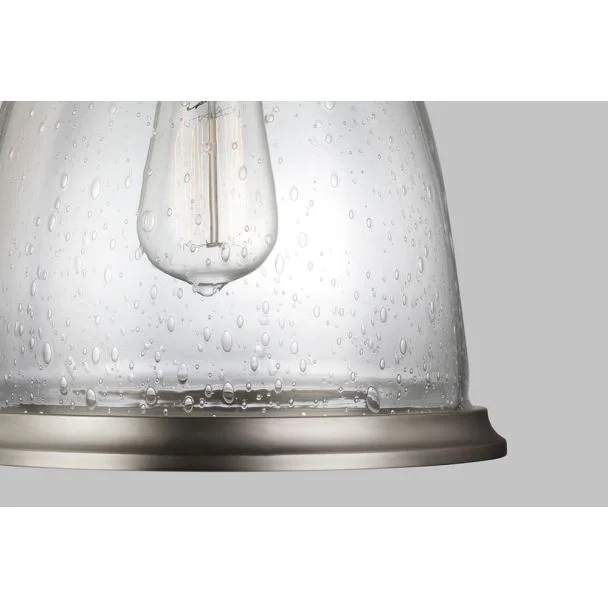 ELSTEAD Hobson FE-HOBSON-P-M-SN 1 Light Medium Pendant Satin Nickel