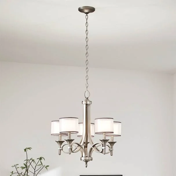 ELSTEAD Lacey KL-LACEY5-AP 5 Light Chandelier - Antique Pewter