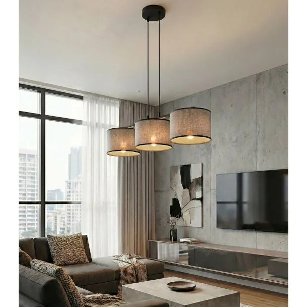 EMIBIG 1656/3 ECO 3 BL GRAY LAMPA WISZĄCA