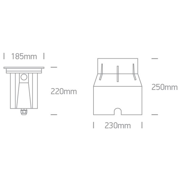 ONE LIGHT 69054/W Sotira wpust ze stali nierdzewnej 316 COB LED 3000K 15W IP67,,AC LED
