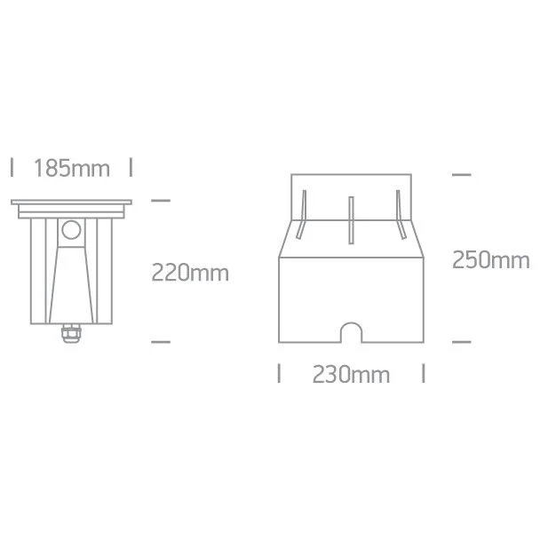 ONE LIGHT 69054/W Sotira wpust ze stali nierdzewnej 316 COB LED 3000K 15W IP67,,AC LED