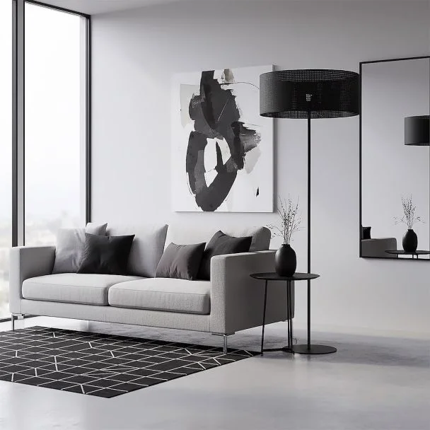 EMIBIG 1670/LP1 LUX LP1 BLACK LAMPA PODŁOGOWA