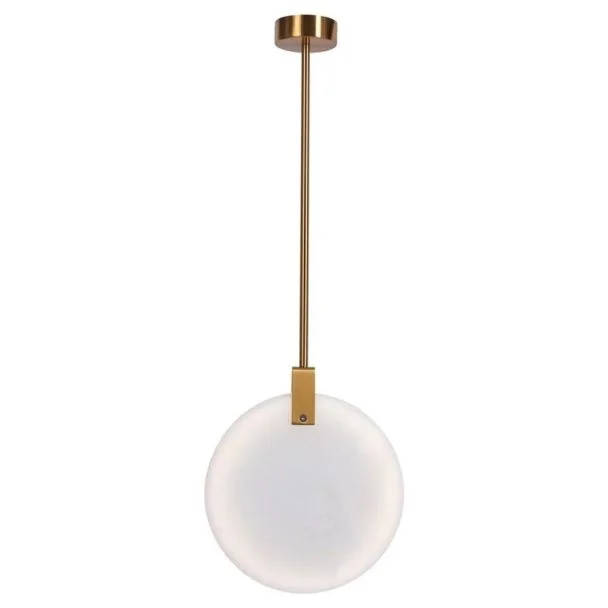 Step into Design ST-8950-24 Lampa wisząca MARBLE LED marmurowo złota 24 cm