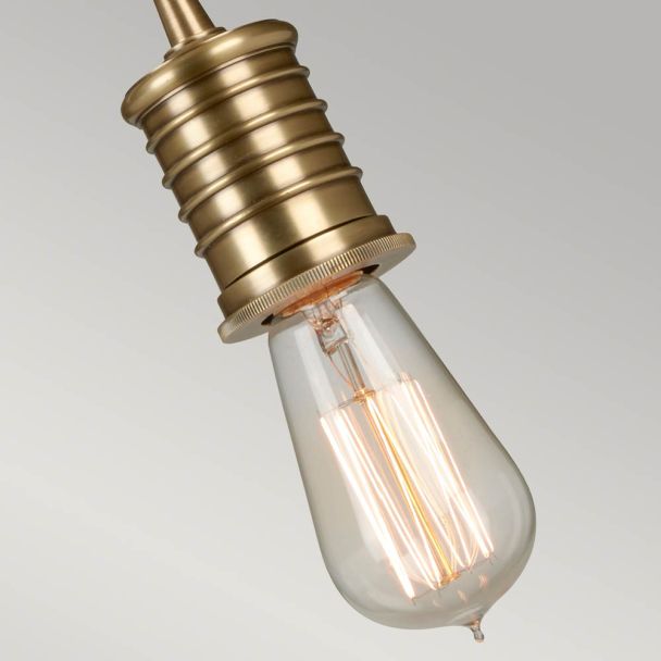 ELSTEAD Douille DOUILLE-P-AB 1 Light Pendant - Aged Brass