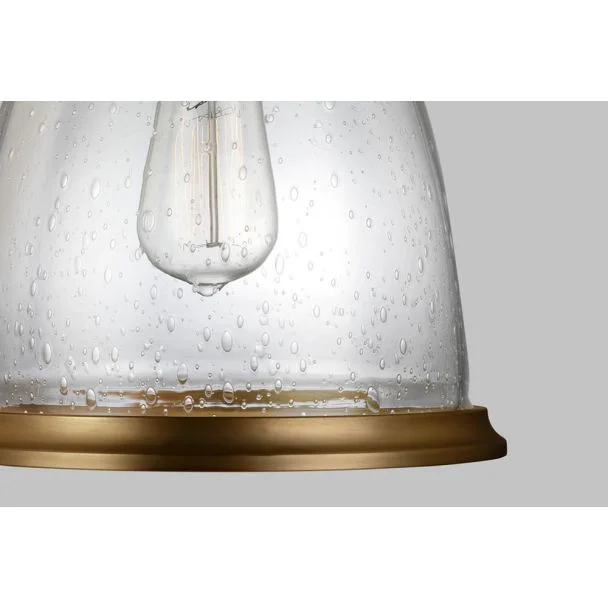 ELSTEAD Hobson FE-HOBSON-P-M-AB 1 Light Medium Pendant Aged Brass