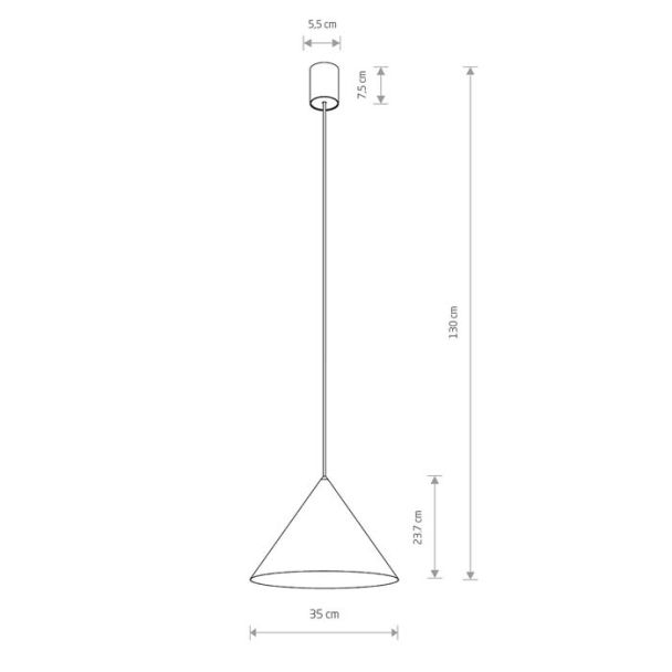 NOWODVORSKI 8001 ZENITH M lampa wisząca