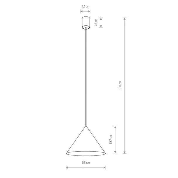 NOWODVORSKI 8001 ZENITH M lampa wisząca