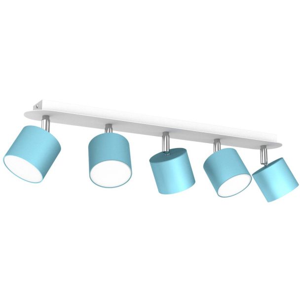 MILAGRO MLP7608 Lampa sufitowa DIXIE BLUE 5xGX53
