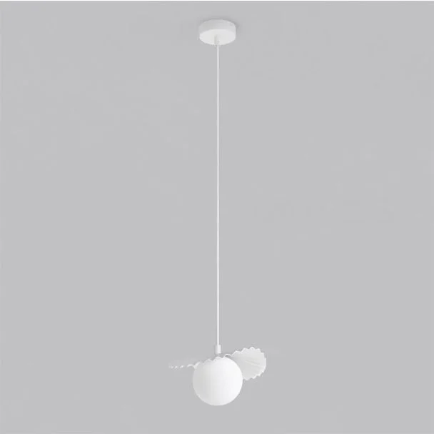 EMIBIG 1759/1 FLORA 1 WHITE OPAL Lampa wisząca