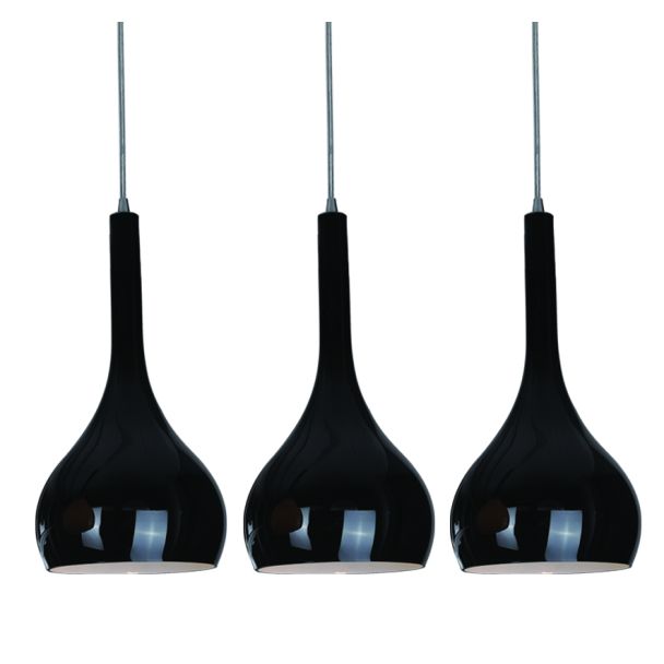 AZZARDO LP5114-3-BK / AZ0276 Soul 3 (black) Lampa wisząca