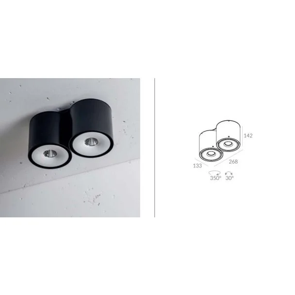LABRA 3.0817 NEX 2 NT edge.LED 2x 12W On-Off