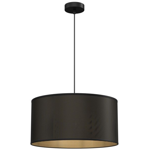 LUMINEX 5252 oprawa sufitowa Loft shade żyrandol czarny złoty
