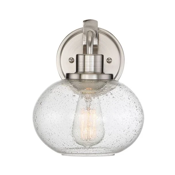 ELSTEAD Trilogy QZ-TRILOGY1-BN 1 Light Wall Light - Brushed Nickel