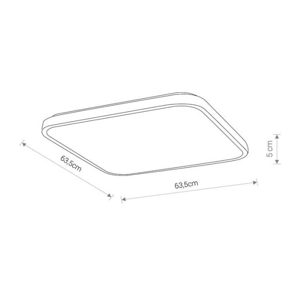 NOWODVORSKI 10987 AGNES SQUARE LED plafon