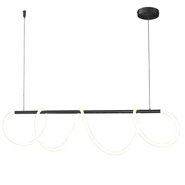 Step into design ST-9282P/L1black Lampa wisząca FANTASIA LED czarna 120 cm