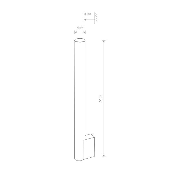 NOWODVORSKI 8122 ICE TUBE LED M kinkiet