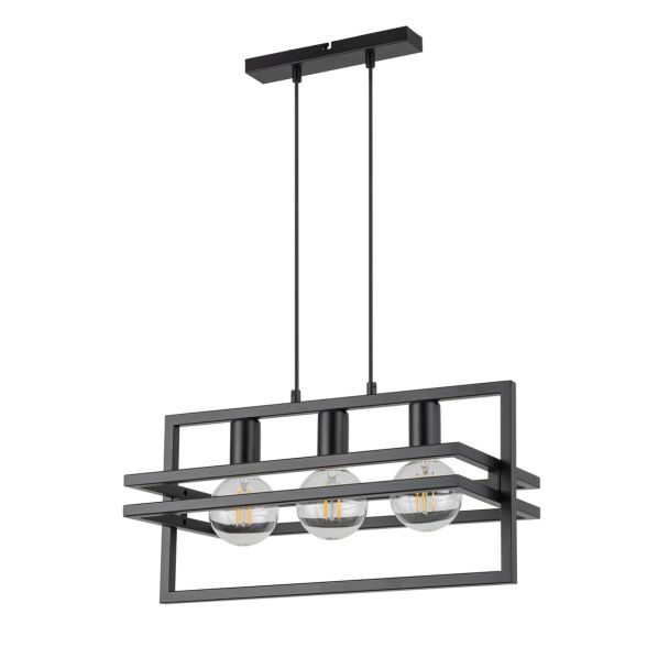 SIGMA 32394 MERCI 3 lampa wisząca czarna