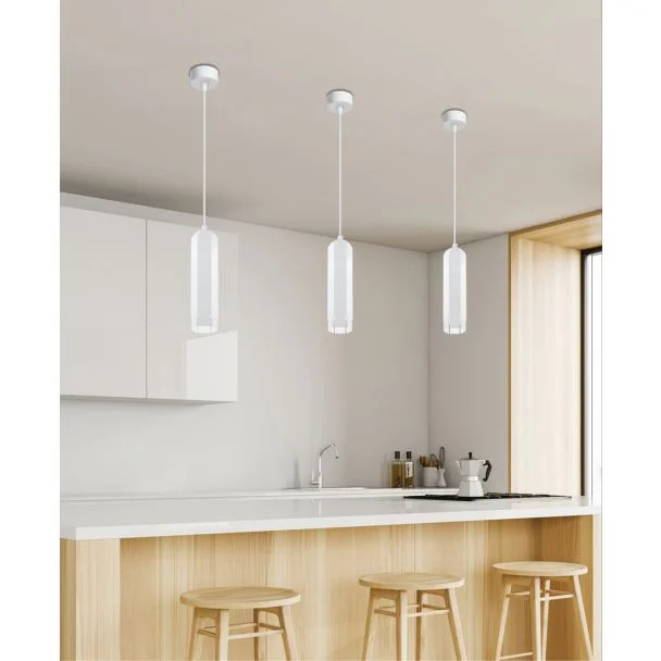 CANDELLUX 31-77684 LAMPA WISZĄCA TUBA 1X50W GU10 6,3/25 BIAŁY