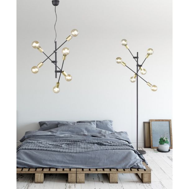 TRIO CROSS 606700632 LAMPA SUFITOWA - NOWOCZESNA