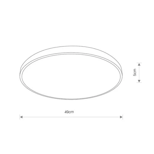 NOWODVORSKI 10973 AGNES ROUND LED plafon