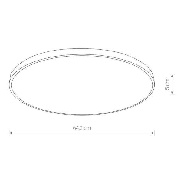 NOWODVORSKI 10975 AGNES ROUND LED plafon