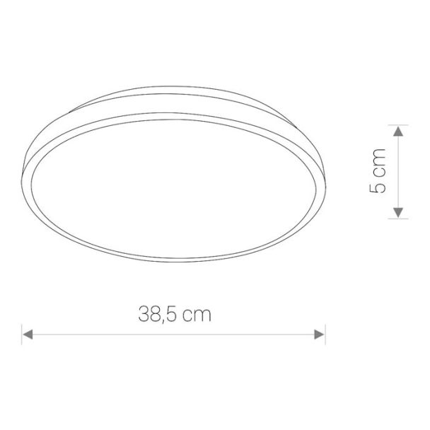 NOWODVORSKI 10977 AGNES ROUND LED plafon