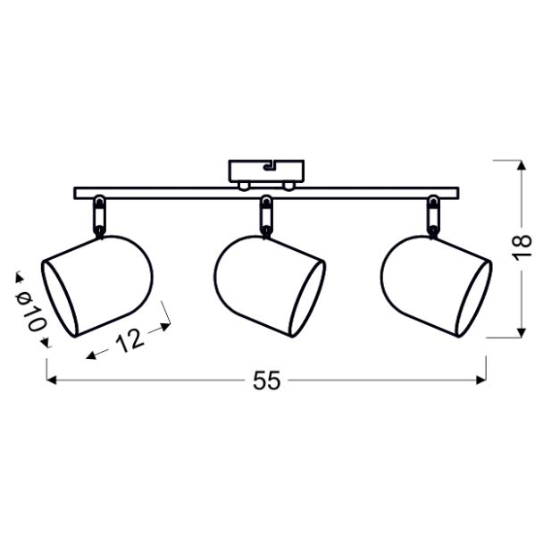 CANDELLUX 93-63229 AZURO LISTWA