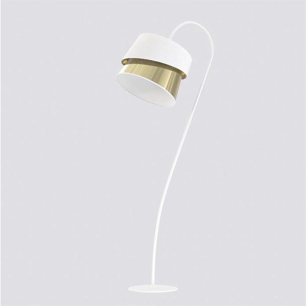 EMIBIG 1710/LP1 CANVA LP1 WHITE GOLD Lampa podłogowa
