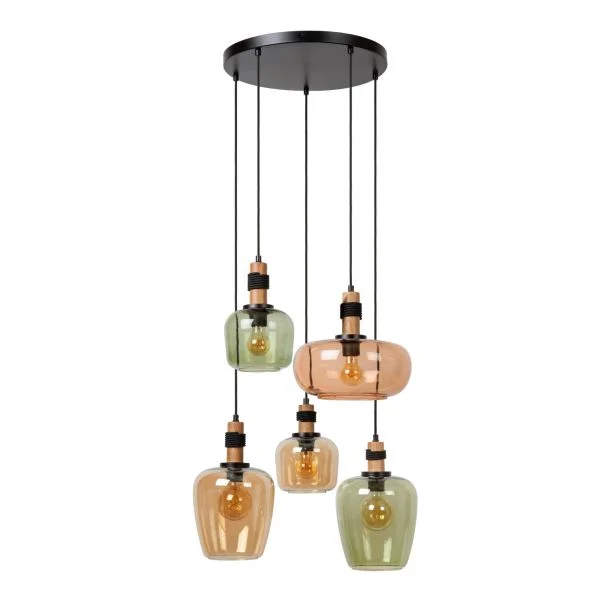LUCIDE ILONA 45408/15/99 LAMPA WISZĄCA czarny