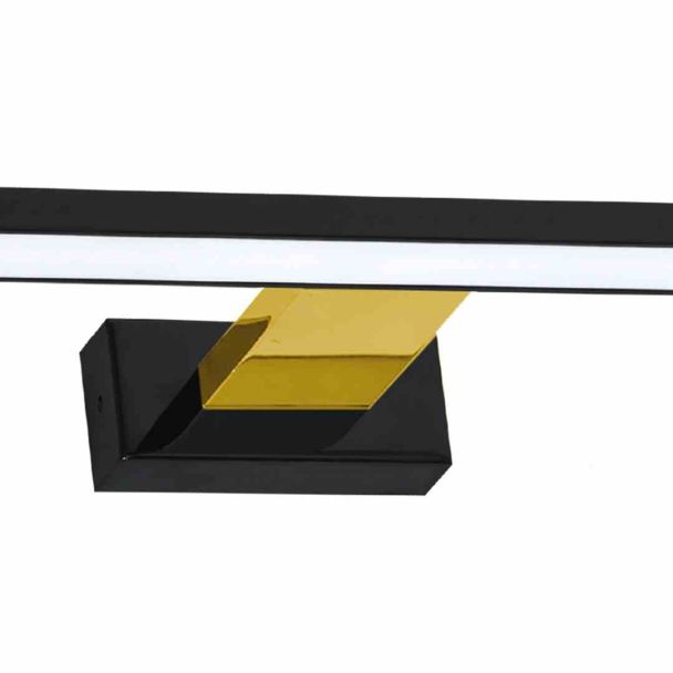 MILAGRO ML7885 KINKIET SHINE BLACK/GOLD 13,8W LED