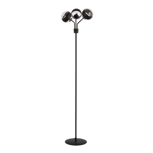 EMIBIG 1139/LP3 LAMPA PODŁOGOWA NOVA LP3 BLACK/STRIPE