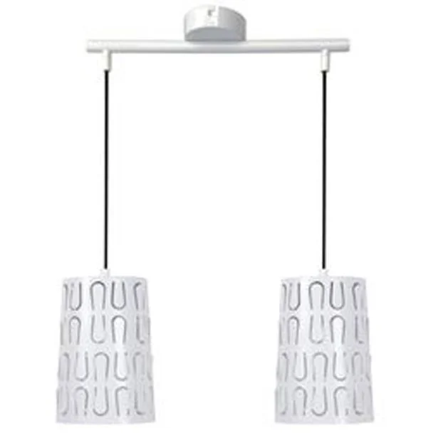 CANDELLUX 32-64271 VISTA LAMPA WISZĄCA 2X60W E27 BIAŁY