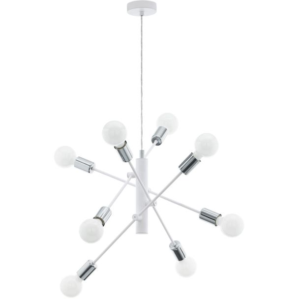 EGLO 98017 HL/8 E27 WEISS/CHROM GRADOLI