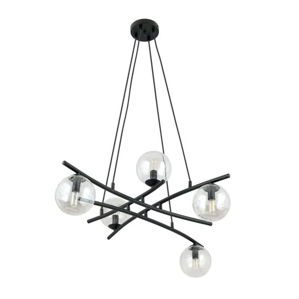 EMIBIG 1202/5 LAMPA WISZĄCA ESSA 5 TRANSPARENT
