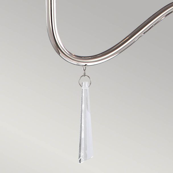 ELSTEAD FINSBURY PARK FP3 POL NICKEL 3Lt Chandelier/Semi-Flush