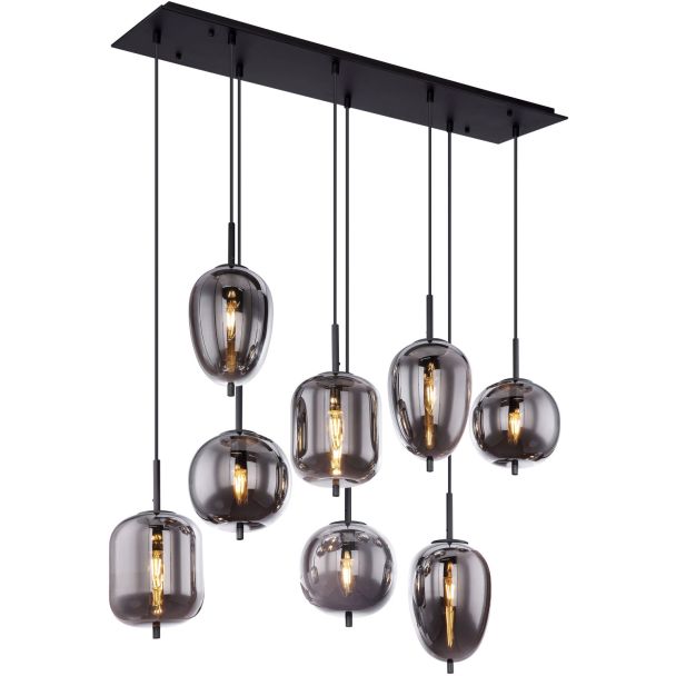 GLOBO 15345-8 BLACKY Lampa wisząca
