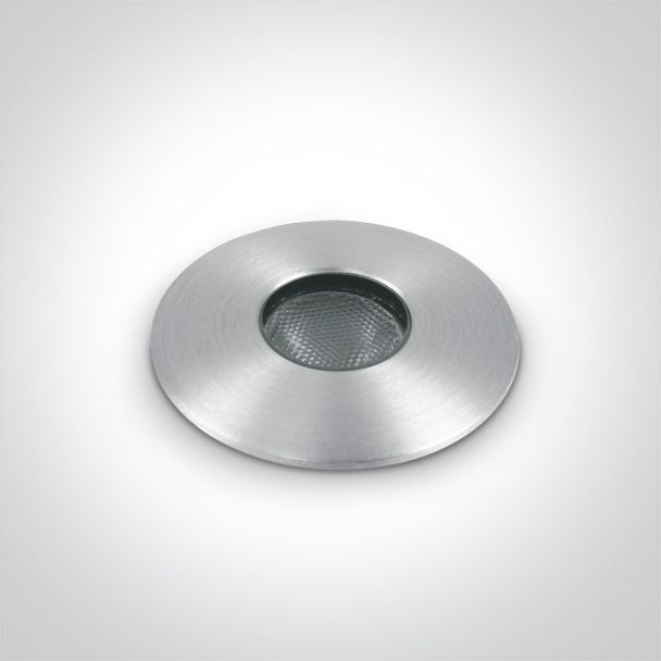 ONE LIGHT 69042/AL/W Graikos aluminiowy wpust COB LED 3000K 1W IP67