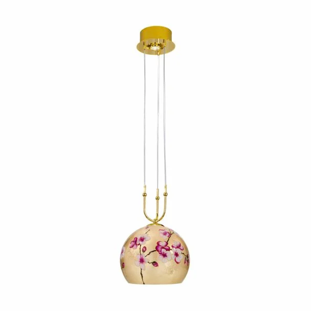 KOLARZ 0392.31+1M.3.PR.AU LUNA lampa wisząca złoto 24K