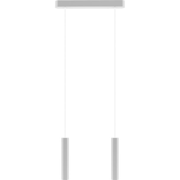 HELLUX 8521209 Madera Hexa lampa wisząca 2 pł biały