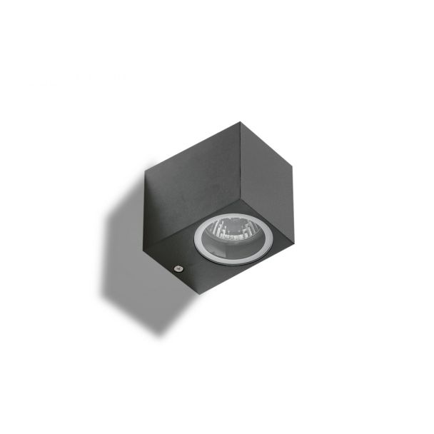 AZZARDO AZ4311 RIMINI 1 SQUARE DGR TECHNICAL WALL DARK GREY