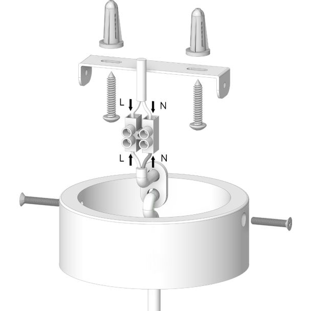 HELLUX 8541519 Zen lampa wisząca plafon 3 pł czarny