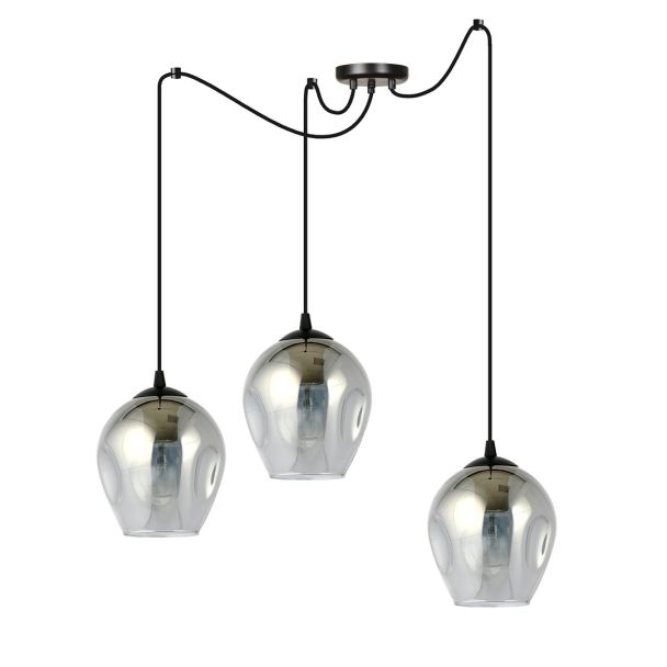 EMIBIG 757/3 LAMPA WISZĄCA LEVEL 3 BL GRAFIT