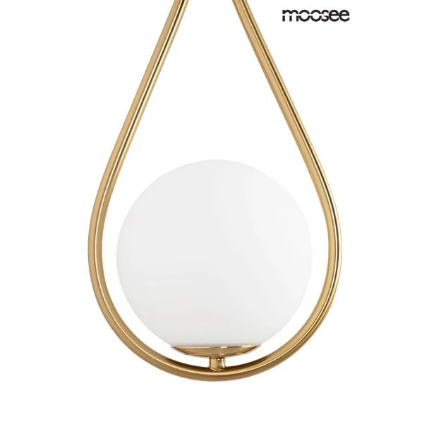 MOOSEE LAMPA ŚCIENNA ROMA ZŁOTA
