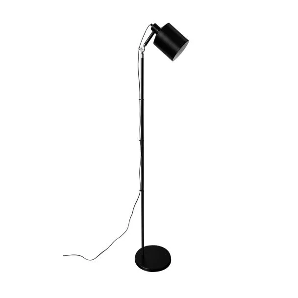 CANDELLUX 51-02853 ZANA LAMPA PODŁOGOWA CZARNY 1X60W E27 KLOSZ CZARNY