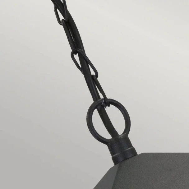 ELSTEAD YORK BL6B BLACK Chain Lantern