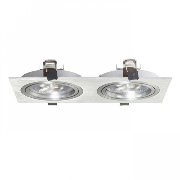 RENDL R12704 PASADENA G53 SQ II aluminium szczotkowane 12V G53 2x50W