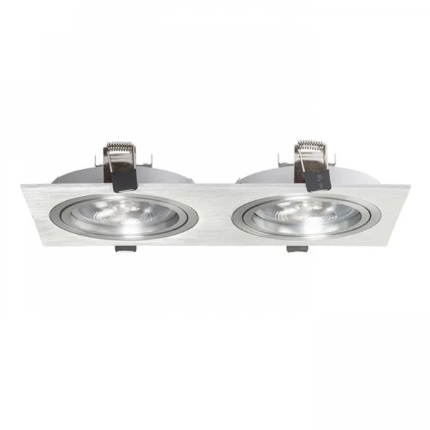 RENDL R12704 PASADENA G53 SQ II aluminium szczotkowane 12V G53 2x50W