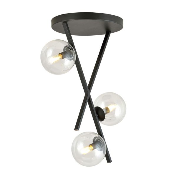 EMIBIG 1195/3 LAMPA SUFITOWA RIVER 3 TRANSPARENT
