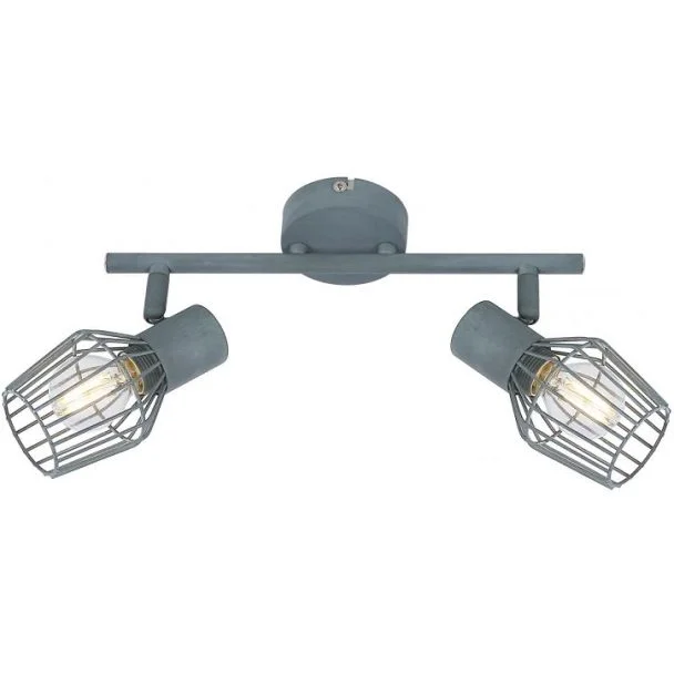 CANDELLUX 92-68026 VIKING LISTWA 2X40W E14 SZARY